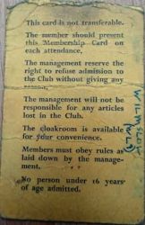 membership card 356 rear